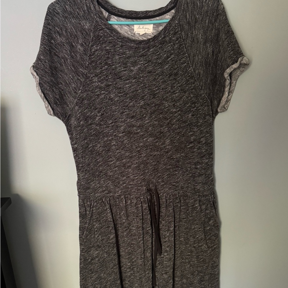 Lou & Grey Charcoal Gray Dress